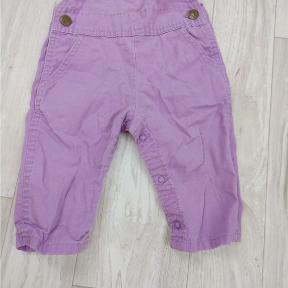 Vintage USA OshKosh B’gosh Baby Girls Overalls Vestbak 12 Mos Purple Lavender. - Picture 2 of 8